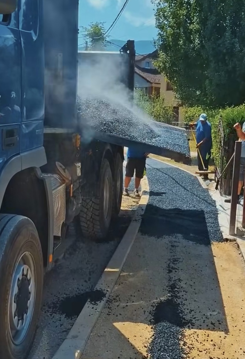 Novi trotoari u ulici Mimara Hajredina, MZ Luke, Bihać