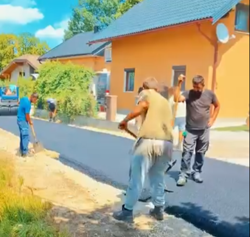 Novoasfaltirana dionica lokalnog puta Johovac, Mjesna zajednica Vrsta, Bihać