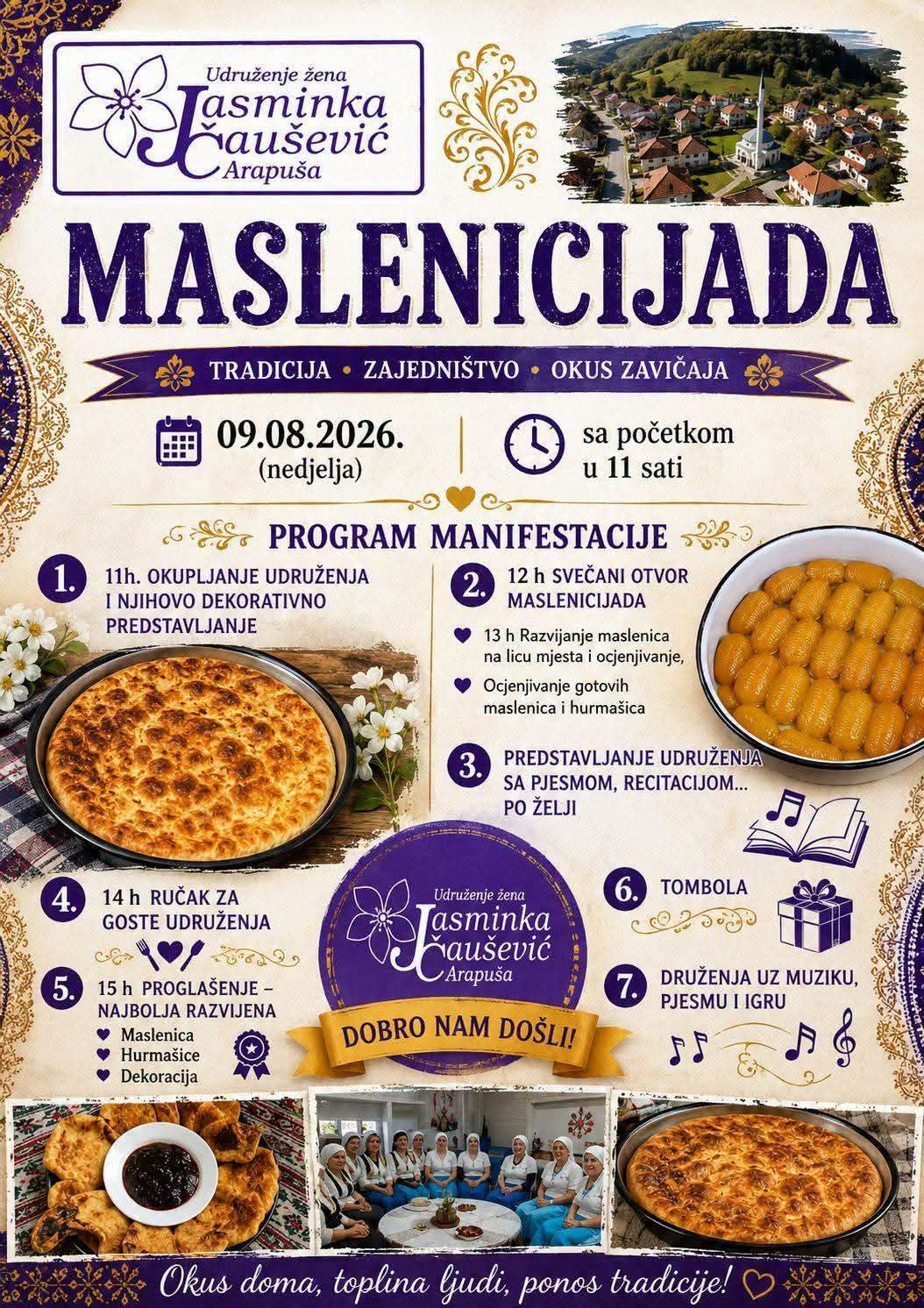 Maslenicijada — festival tradicionalne hrane u Arapuši, Bosanska Krupa